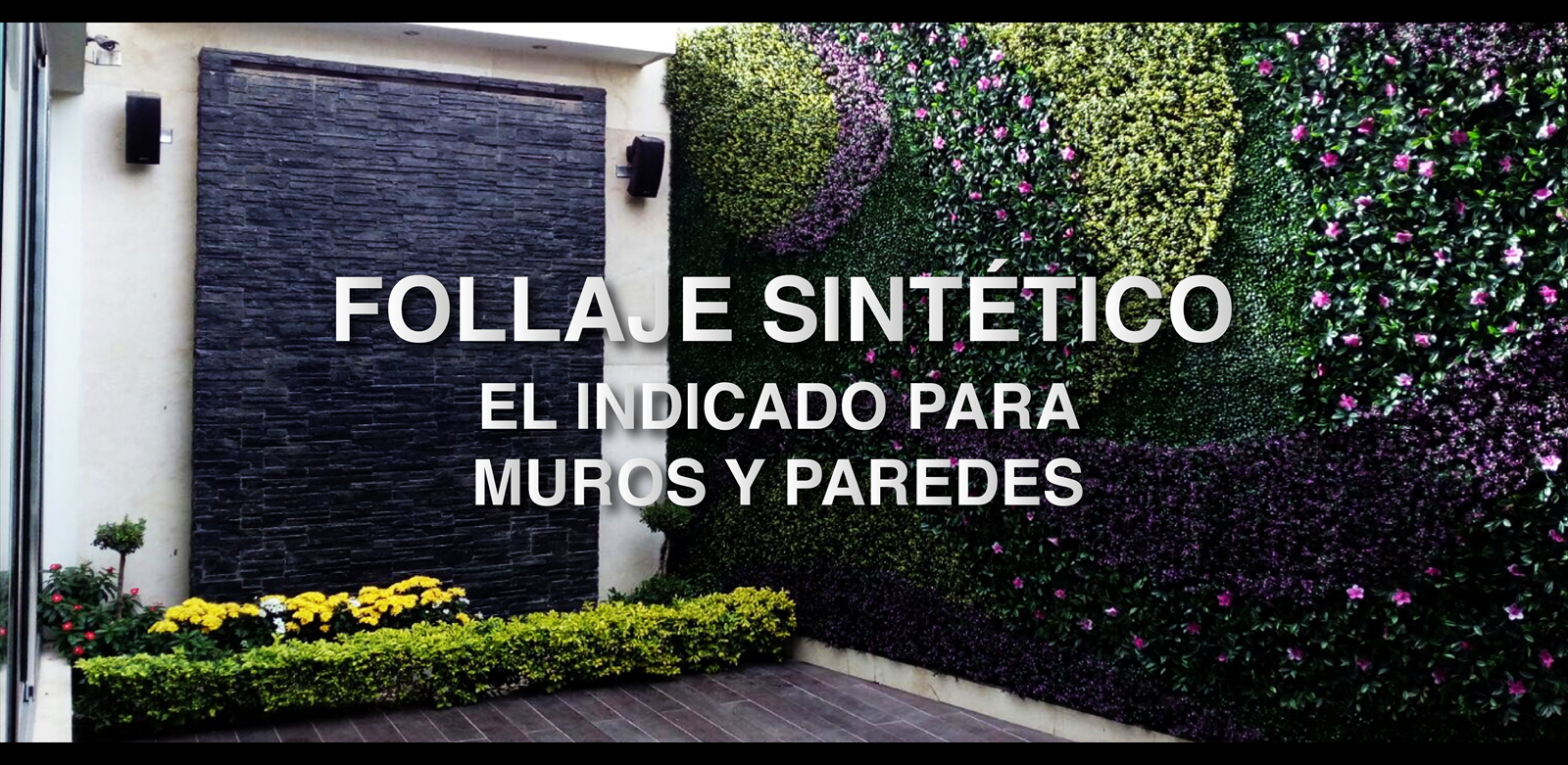 Follaje Sintetico para exterior resistente a rayos UV